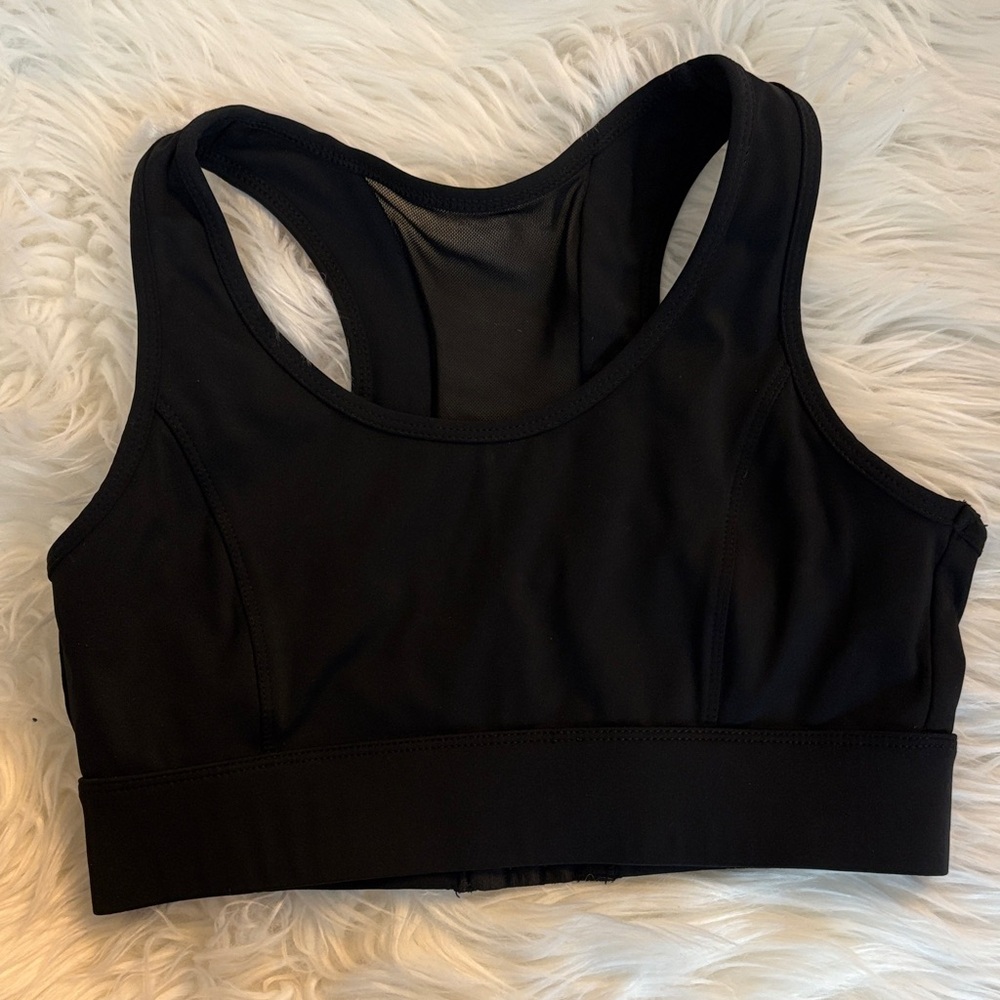 Black Sports Bra